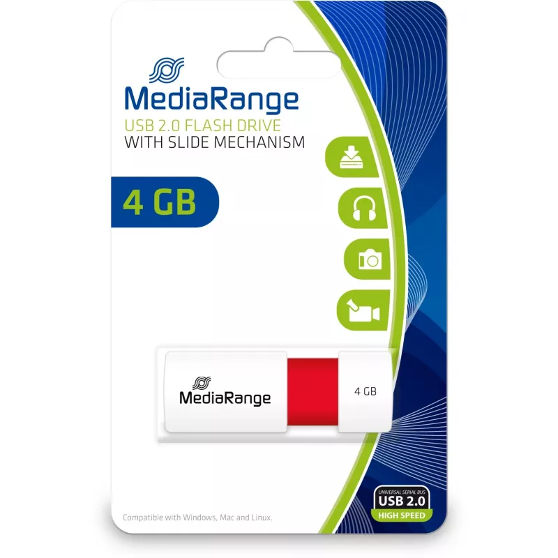 Chiavetta USB MediaRange 4 GB USB Type-A 2.0 MR970