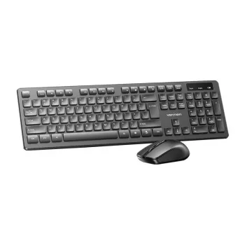 VENTION KTDB0-EN Set tastiera e mouse wireless (nero)