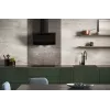 Cappa a parete verticale Eco Duo vetro nero