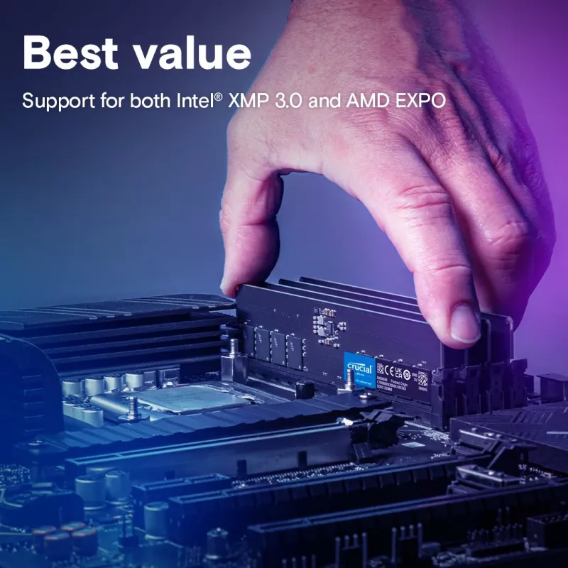 Modulo di memoria Crucial DDR5 64GB 5600MHz