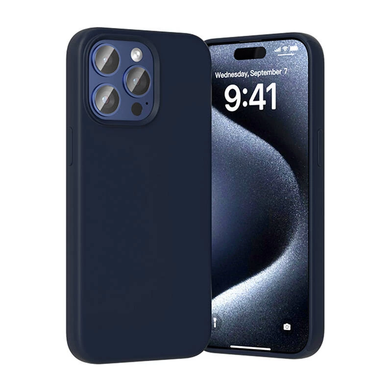 Custodia protettiva in silicone Vention KUFL0-40 per iPhone 15 Pro Max, blu
