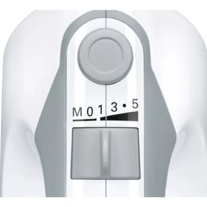 Frullatore a mano Bosch MFQ36400 — 450 W, 5 velocità, turbo, cavo 1,3 m, grigio/bianco