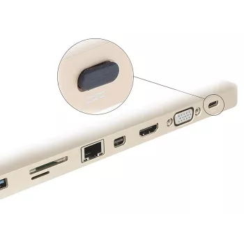 Cappuccio di protezione per connettore femmina DeLOCK 64014 USB Type-C nero 10 pz.