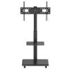 Supporto TV ergo office ER-304 B, portata max. 50 kg, VESA 600x400