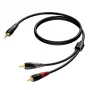 Cavo audio jack 3,5 mm stereo maschio su 2x RCA/Cinch maschio Procab 1KPCL049 5 m
