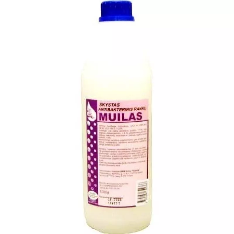 Sapone liquido antibatterico per le mani Nenurodyta P03-04-2-01, flacone da 1 L
