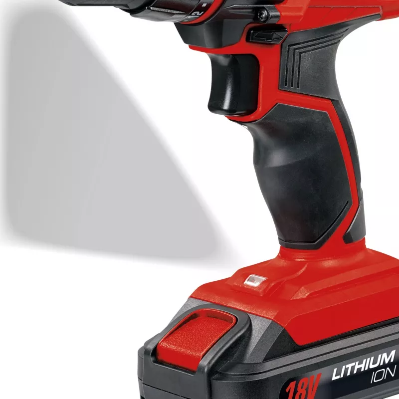 Trapano avvitatore a pistola Einhell TC-CD 18-2 Li, mandrino autoserrante, batteria ricaricabile 1,5 Ah
