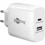 Goobay 65412 caricabatterie per dispositivi mobili cuffie, laptop, smartphone, tablet bianco AC interno