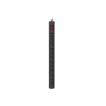 Armac Multi M12 | ciabatta multipresa | protezione da sovratensione, 12 prese, cavo 5m, nero