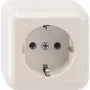 Merten MEG2301-8719. Tipo di connettore femmina: CEE 7/3, tipi di connettore maschio supportati: CEE 7/4. Colore prodotto: bianco. Tensione di ingresso: 250 V, corrente (massima): 16