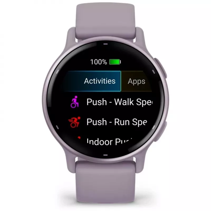 Smartwatch Garmin Vivoactive 5, touchscreen AMOLED 1,2" 390 x 390, GPS, Wi-Fi, 42,2 mm, viola (Orchid)