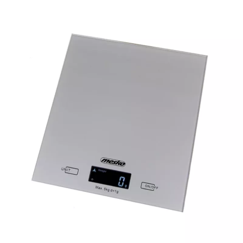 Mesko | Bilancia da cucina | MS 3145 | Portata massima 5 kg | Divisione 1 g | Tipo di display LCD | Argento