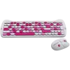 Set tastiera e mouse wireless CANYON HSET-W6 Pink Kitty Edition