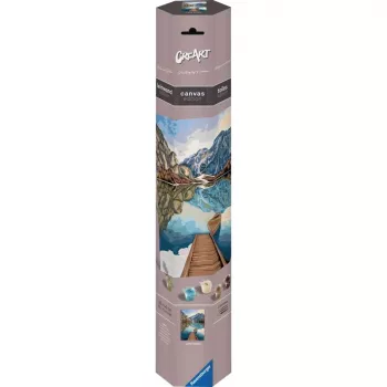 Set di pittura Ravensburger CreArt Seeblicke 23909 — set creativo di pittura con i numeri per bambini e adulti