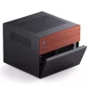 Jonsbo N4 Case Microtower Nero Acciaio robusto Case PC compatto