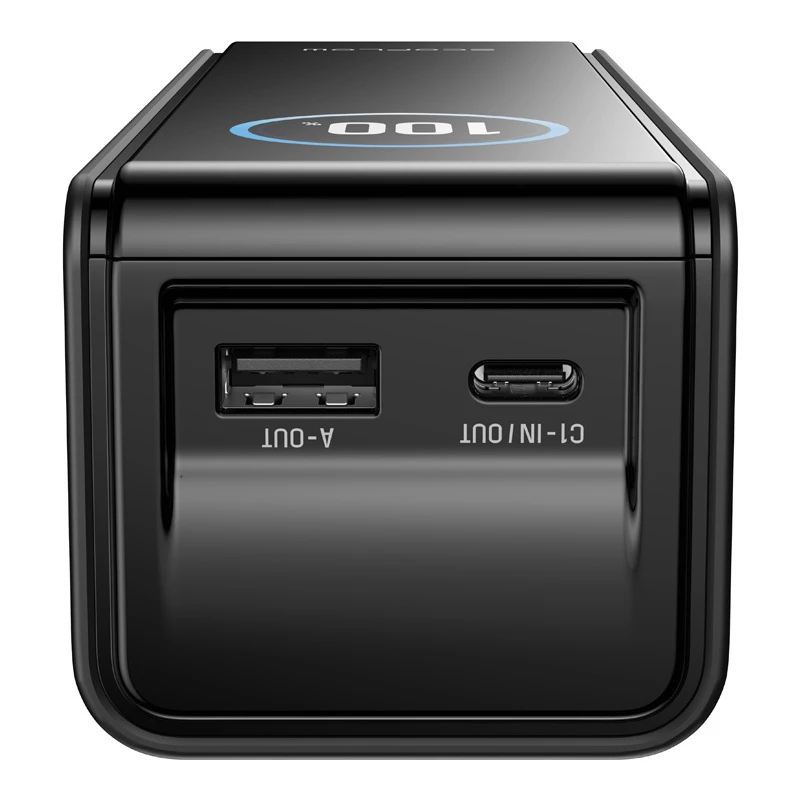 Power bank EcoFlow RAPID EF-RAPID25K140W-B-EU 25000 mAh, 3 porte (2×USB-C, 1×USB-A), nero