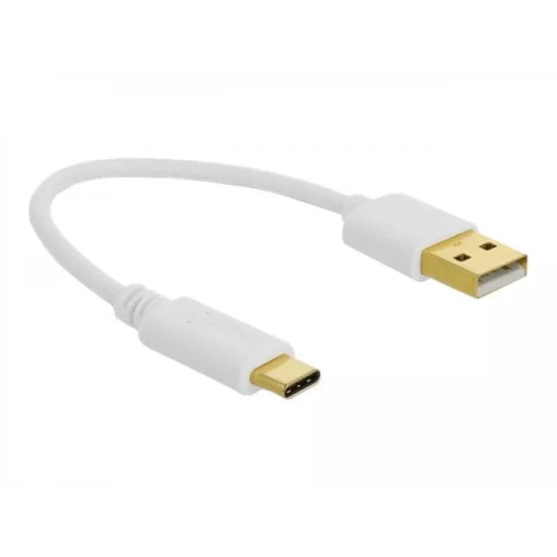 Cavo di ricarica USB DeLOCK Type-A a USB Type-C 15 cm