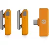 Microfono wireless Rode Wireless Micro (WIMICROCORA) – sistema lavalier compatto in arancione