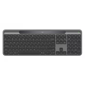 Tastiera wireless Logitech Signature Slim Solar+ K980, US International, grafite