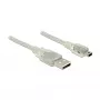 Cavo USB DeLOCK 83907 USB 2.0 2 m USB A Mini-USB B trasparente