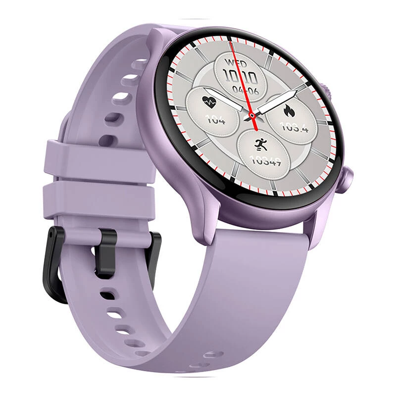 Smartwatch Zeblaze Btalk 3 Plus – 1,39 inch (3,53 cm) IPS 360×360 px, touchscreen, cinturino in silicone, viola
