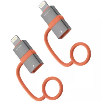 Adattatore USB-C a Lightning 4smarts 541522, 27W PD, confezione da 2