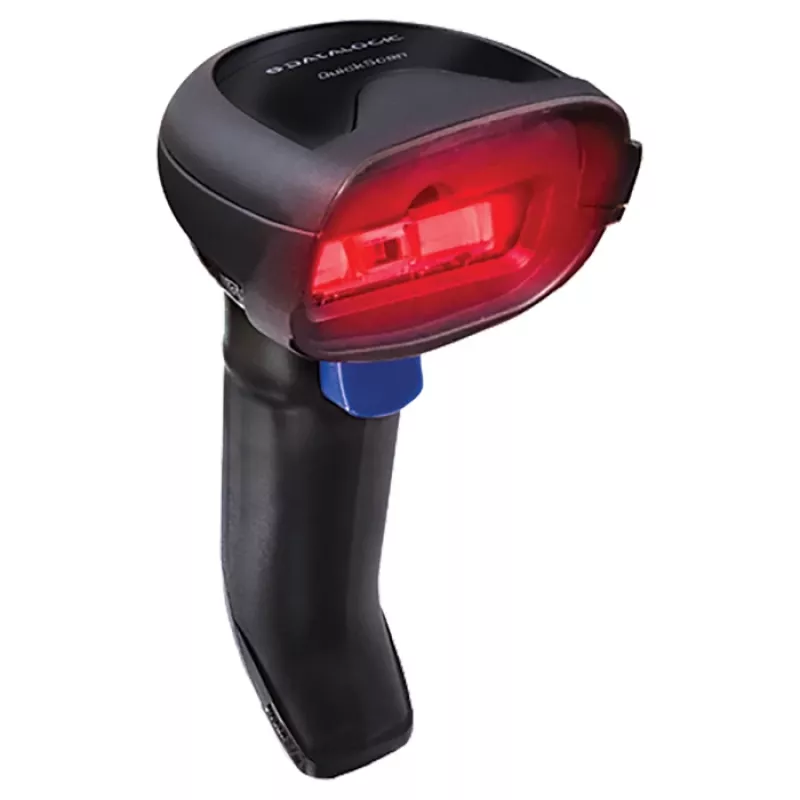 Datalogic QuickScan I 2220 Serie, 1D, imager, USB, kit (USB), nero scanner manuale, 1D, imager, varie (proprietà/caratteristiche), interfacce, connessione