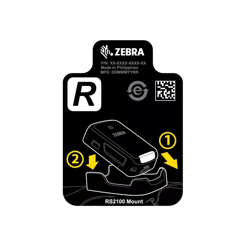 Zebra SG-RS2X-HMTRA-01 supporto, supporto passivo, scanner per codici a barre, nero
