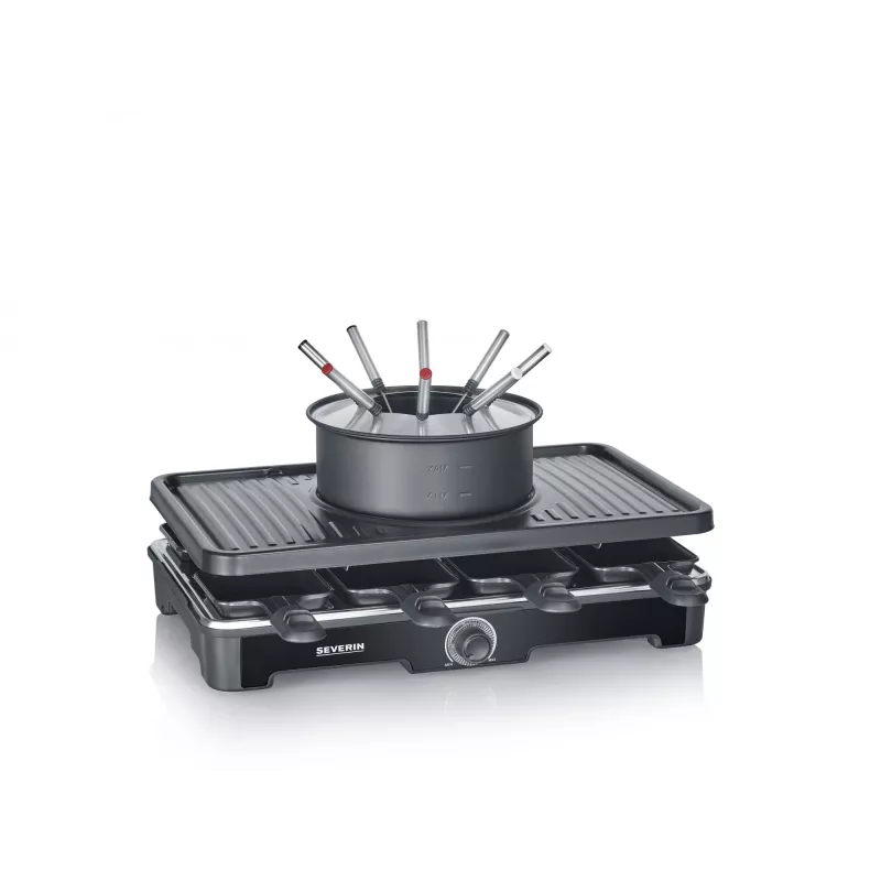 Raclette Severin RG 2347 8 persone 1400 W nero