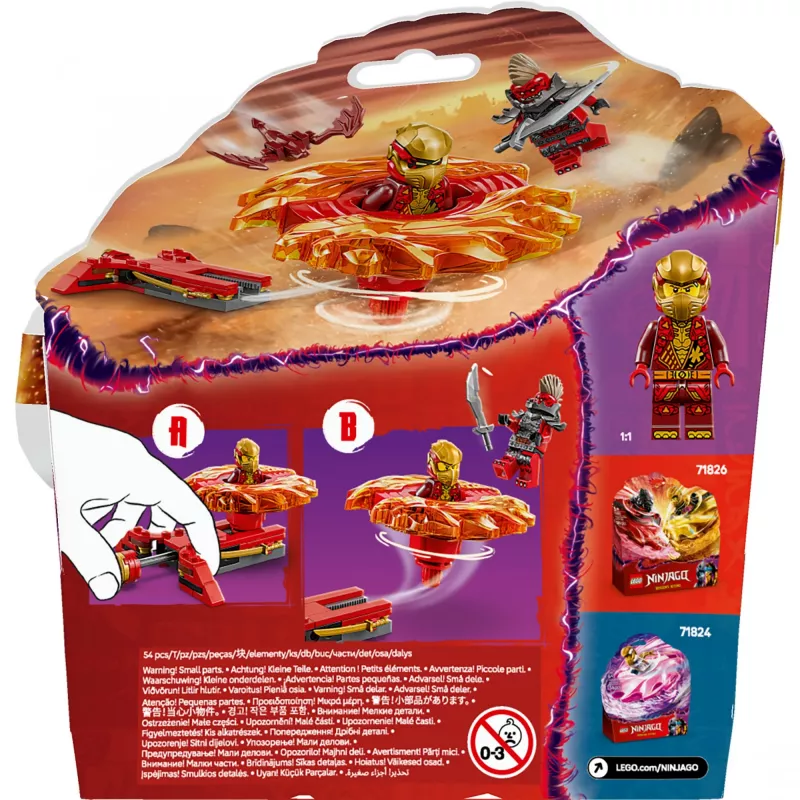 LEGO NINJAGO 71823 Spinner Spinjitzu del drago di Kai