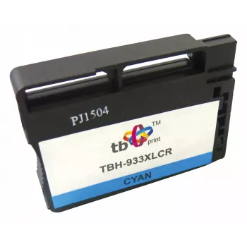 TB TBH-933XLCR Cartuccia d'inchiostro rigenerata per HP Officejet 6100 ePrinter (HP 933XL), ciano