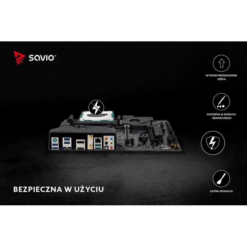 Pasta termica SAVIO TG-02 8,5 W/mK 2 g
