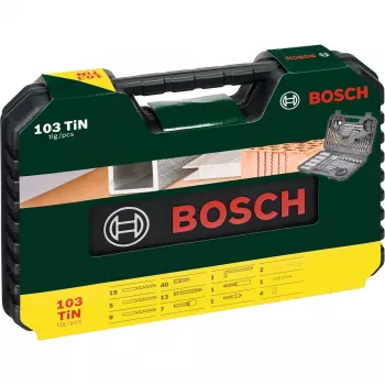 Set di accessori Bosch V-Line 103 pz. — set di accessori per trapano e avvitatore Bosch da 103 pezzi