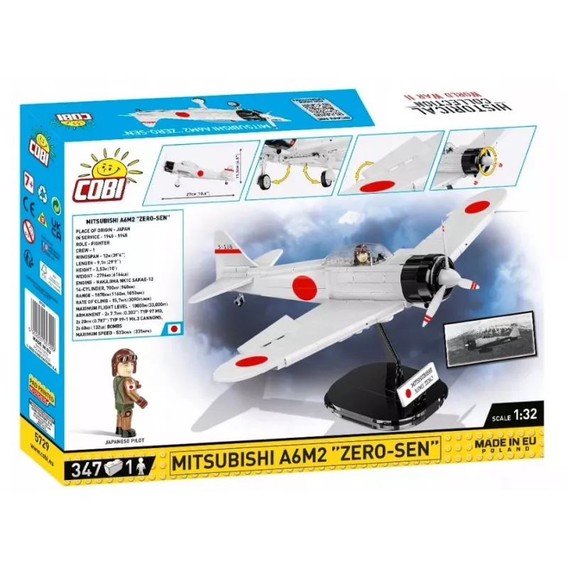 Kit da costruzione Cobi Mitsubishi A6M2 