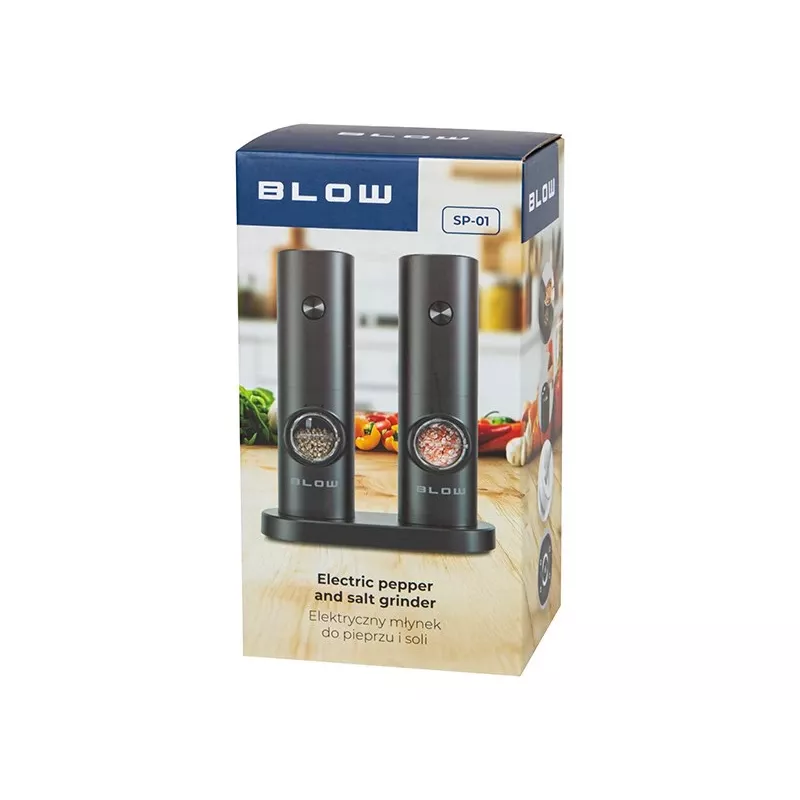 Macina sale e pepe elettrico con finestra BLOW SP-01