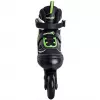 Pattini in linea regolabili per bambini taglia 29-32, verde/nero