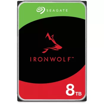 Bundle SEAGATE NAS HDD 8x8TB IronWolf 7200rpm 6Gb/s SATA 256MB cache 8,9 cm 3.5 pollici 24x7 CMR per NAS e sistemi Rackmount RAID BLK