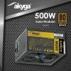 Akyga Ultimate AK-U4-500 alimentatore ATX 500 W, 80 PLUS Bronze, PFC attivo, ventola 120 mm