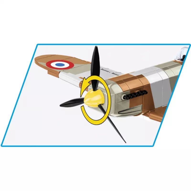 Set di costruzione Cobi Dewoitine D.520 335 pezzi Seconda guerra mondiale