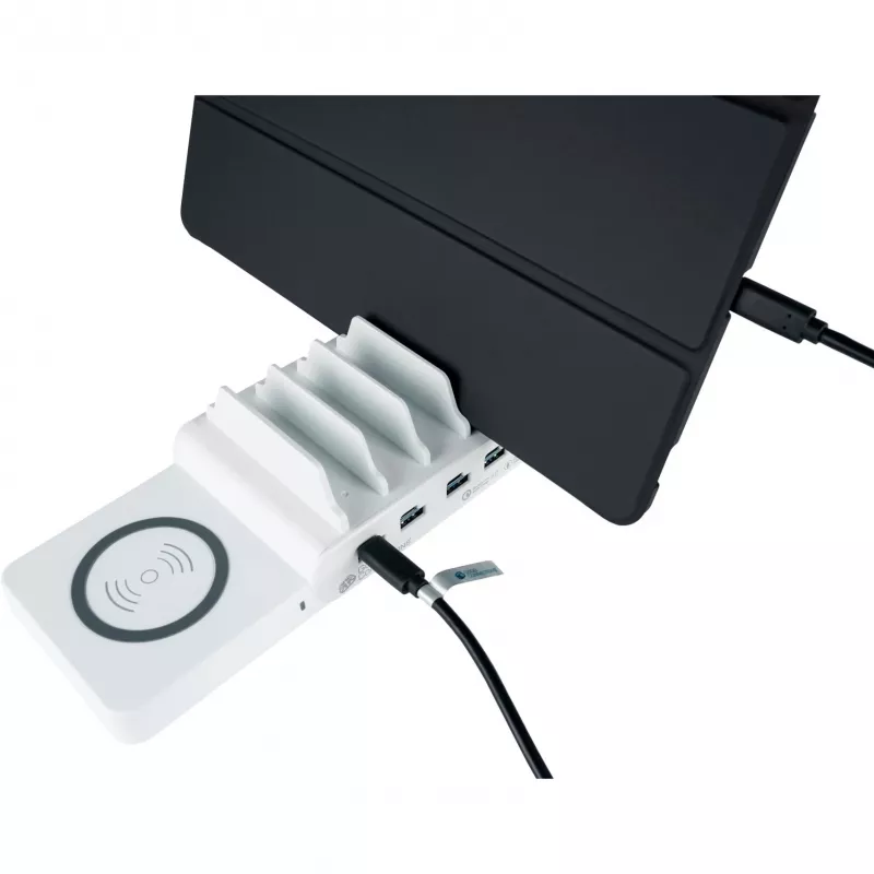 Caricabatterie per dispositivi mobili Alcasa PCA-D006WQL bianco ricarica rapida
