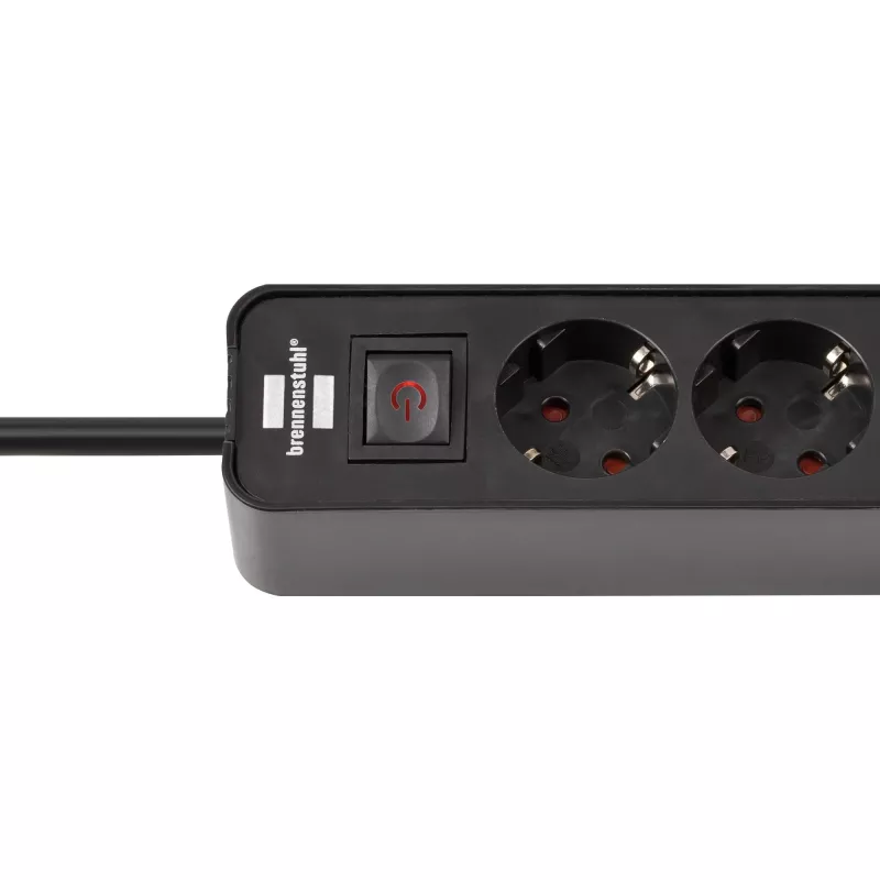 Prolunga elettrica Brennenstuhl 1153240106 1,5 m 4 prese AC per interni nero