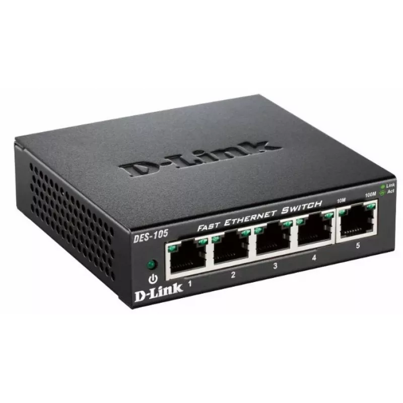 D-Link DES-105 unmanaged L2 nero