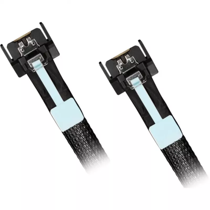 Adattatore per unità ICY BOX MB413L-B – MCIO 8i SFF-TA-1016 a 2× MCIO 4i SFF-TA-1016