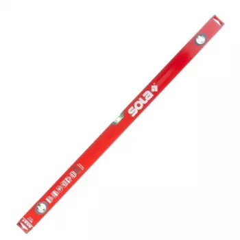 Livella SOLA BIG X 100 cm con bolla d'aria con lente, profilo in alluminio (modello 1373301)