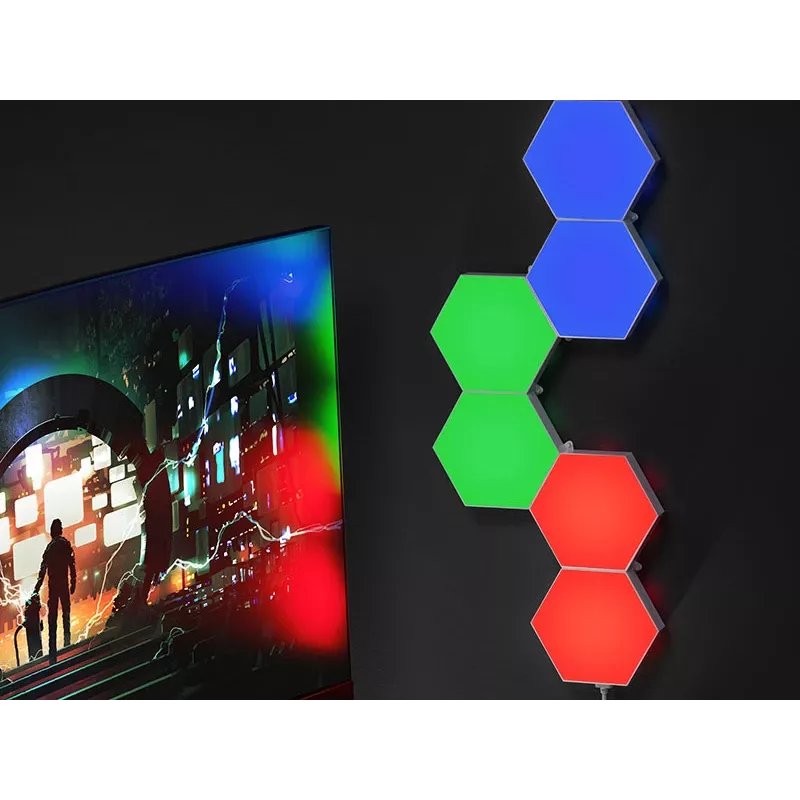Pannello LED RGB da incasso TRACER Smart Hexagon Tracer 47256 Ambience TRAOSW47256