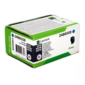 Toner originale OEM Lexmark 24B6008 ciano 3000 pagine OLEX24B6008