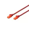 Cavo di rete Digitus CAT 6 U/UTP cavo patch RJ-45 Cat6 5m rosso