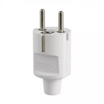 ABL 100000046 Spina compatta. SCHUKO & fr-be. TPE. Grigio. IP20. Tipo 1505