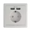 Presa CEE 7/3 + USB DeLOCK 11471