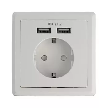 Presa CEE 7/3 + USB DeLOCK 11471